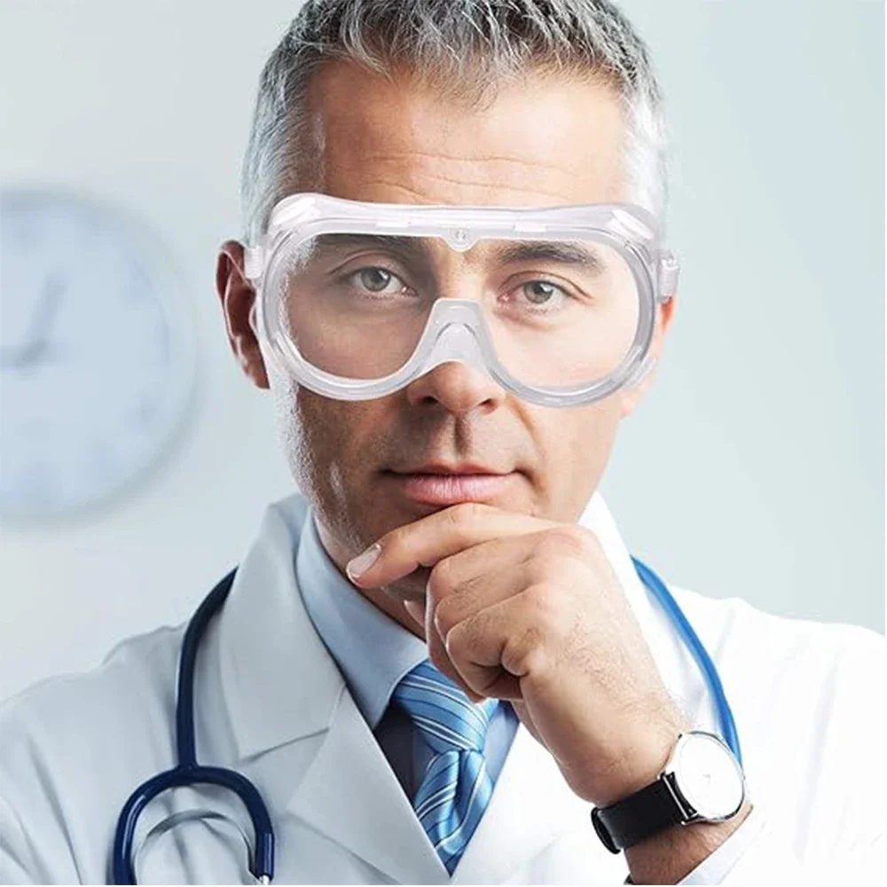 Medical Lab Work - Schutzbrille CE Medizinische Korrektionsbrille Beschlagfrei Spritzwasser-