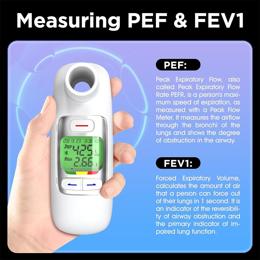 Medizinisches Bluetooth-Lungen – Spirometer Lung Function Bewertung und Preis