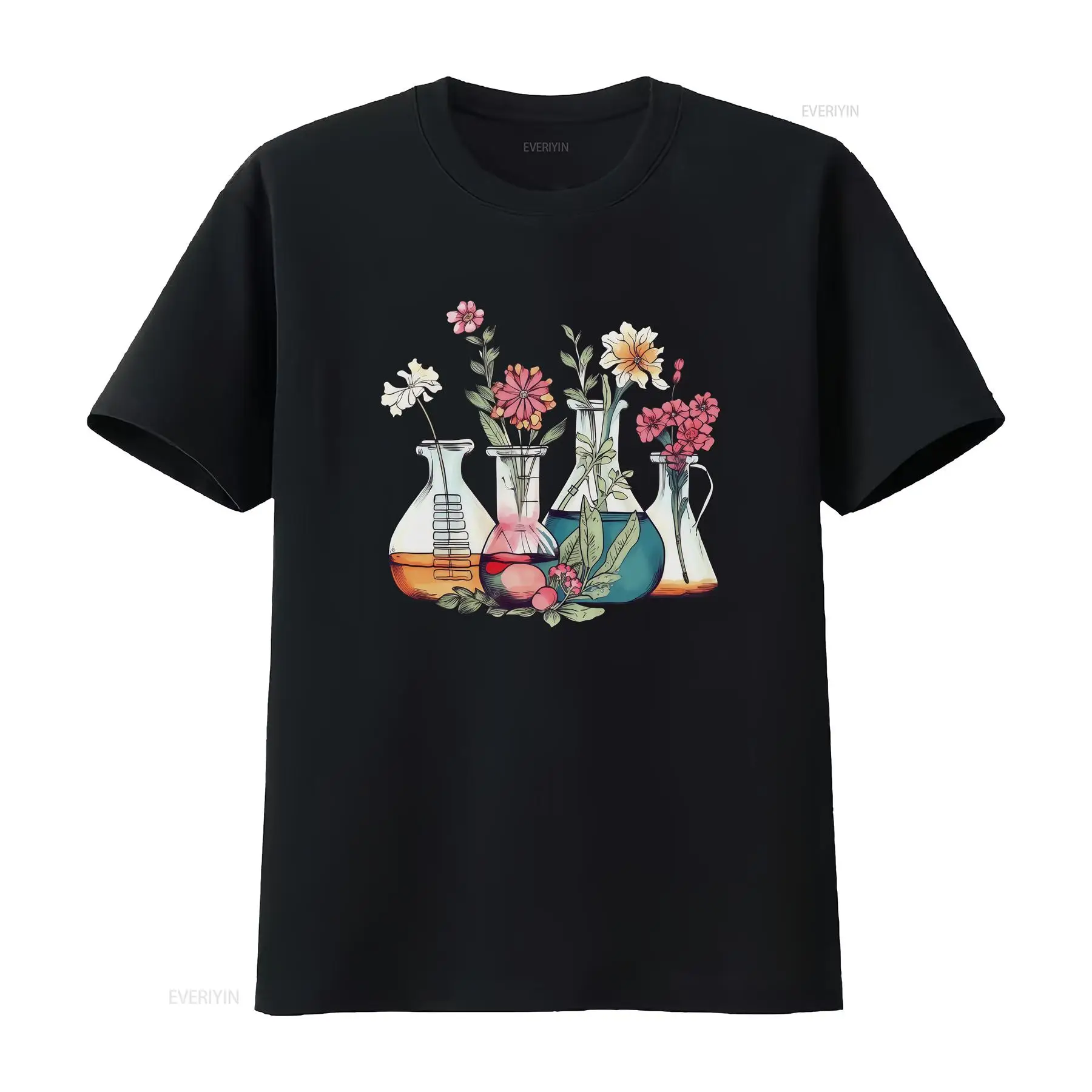 Labor-T-Shirt mit Blumenmuster – Medical Lab Technician Bewertung und Preis